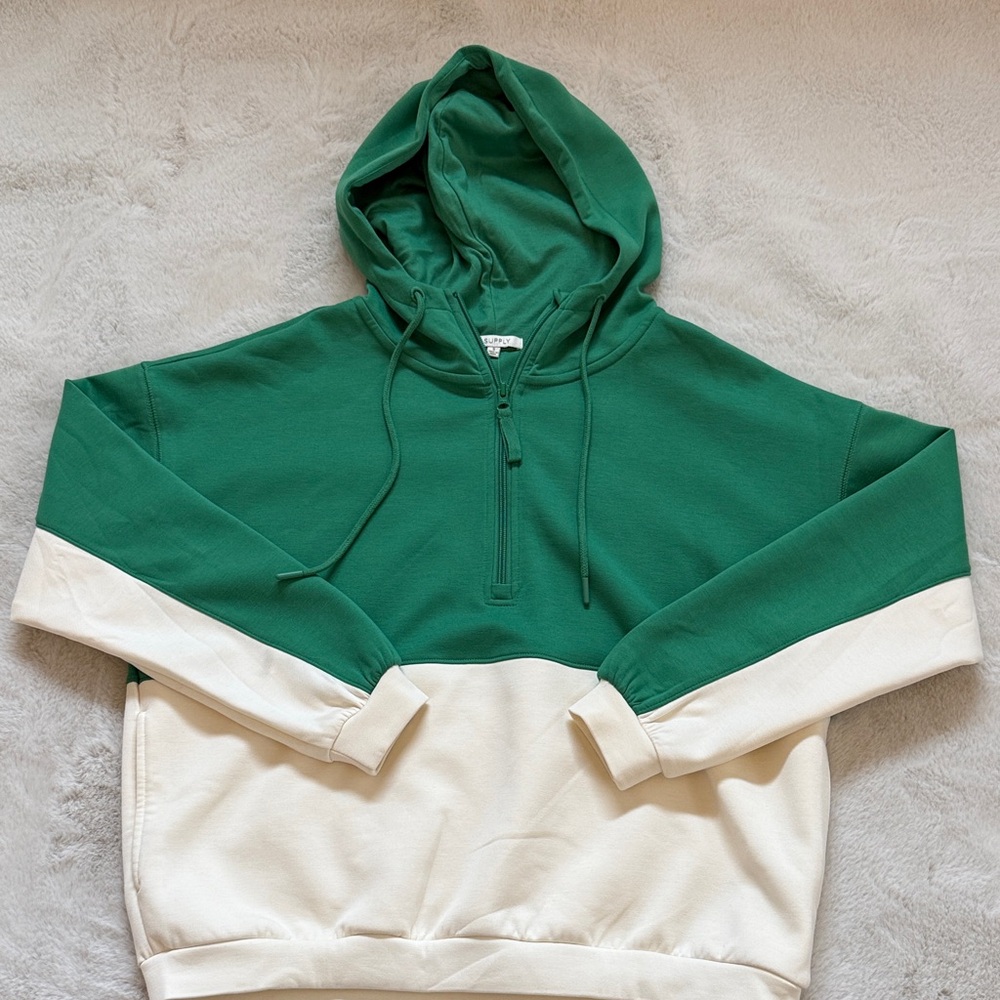 Z Supply 1/4 zip hoodie. Size S. Worn once.